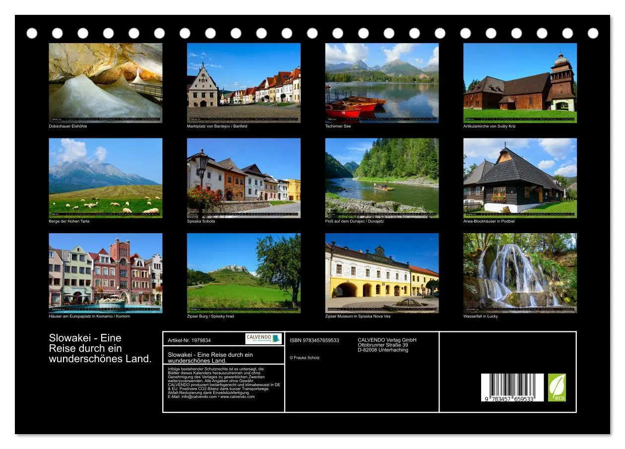 Bild: 9783457659533 | Slowakei - Eine Reise durch ein wunderschönes Land. (Tischkalender...