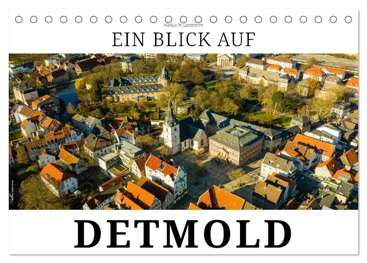 Cover: 9783457899533 | Ein Blick auf Detmold (Tischkalender 2026 DIN A5 quer), CALVENDO...