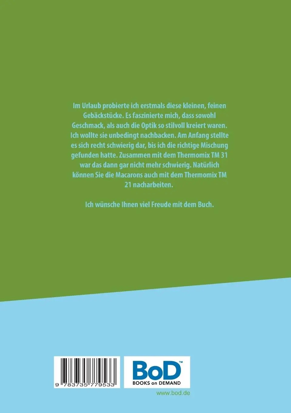 Rückseite: 9783735779533 | Feine Macarons backen mit dem Thermomix | Vanessa Grabner | Buch