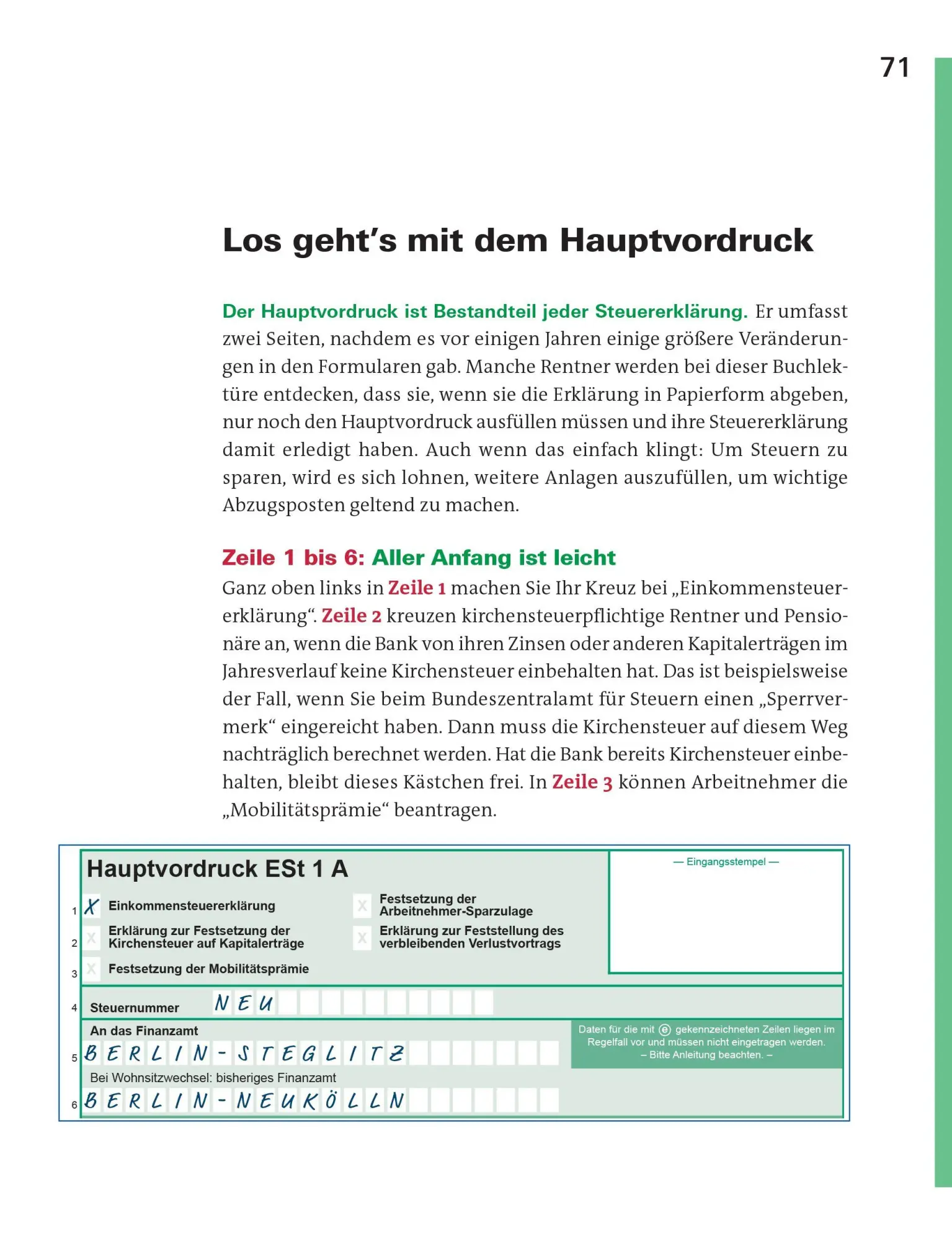 Bild: 9783747109533 | Steuererklärung 2025/2026 - Rentner, Pensionäre | Udo Reuß | Buch