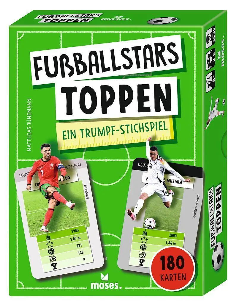 Cover: 4033477909633 | Fußballstars Toppen | Ein Trumpf-Stichspiel | Spiel | 90963 | Deutsch