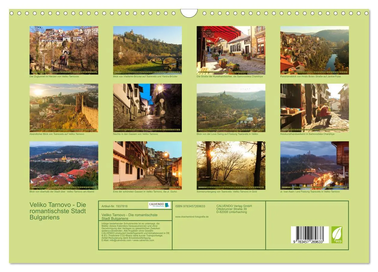 Bild: 9783457269633 | Veliko Tarnovo - Die romantischste Stadt Bulgariens (Wandkalender...