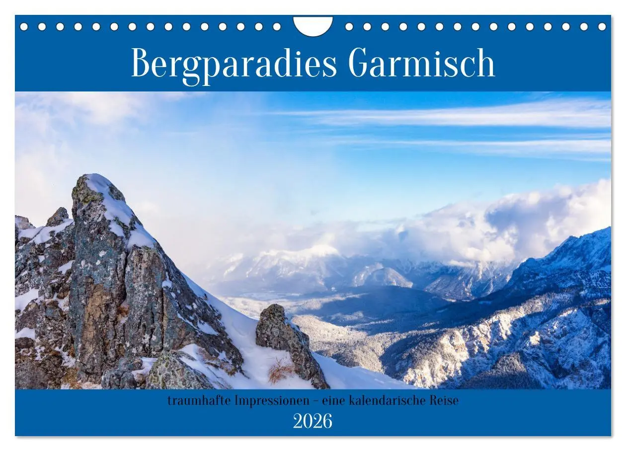 Cover: 9783457579633 | Bergparadies Garmisch - traumhafte Impressionen (Wandkalender 2026...
