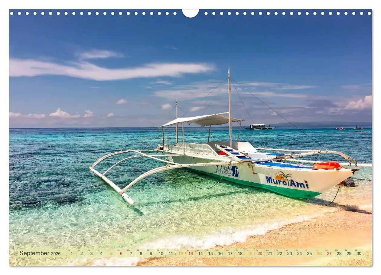 Bild: 9783457889633 | Reise durch Asien - Philippinen (Wandkalender 2026 DIN A3 quer),...