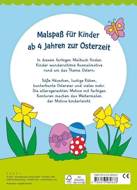 Bild: 9783473489633 | Allererstes Malen: Ostern | Angelika Penner | Taschenbuch | 32 S.