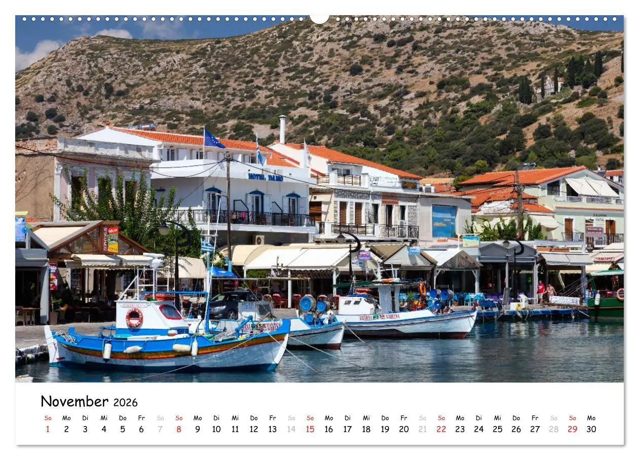 Bild: 9783516119633 | Samos - Griechenlands grüne Insel (Wandkalender 2026 DIN A2 quer),...