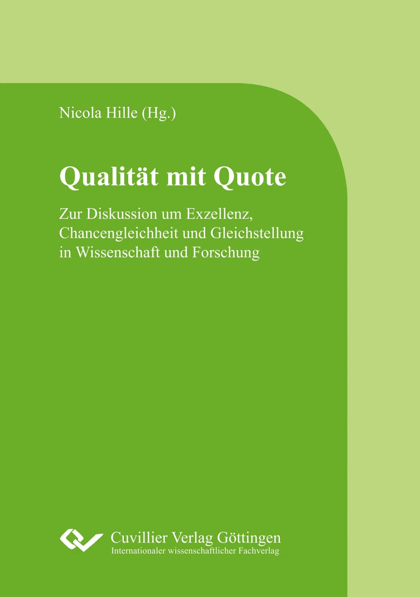 Cover: 9783736999633 | Zur Diskussion um Exzellenz, Chancengleichheit und Gleichstellung...