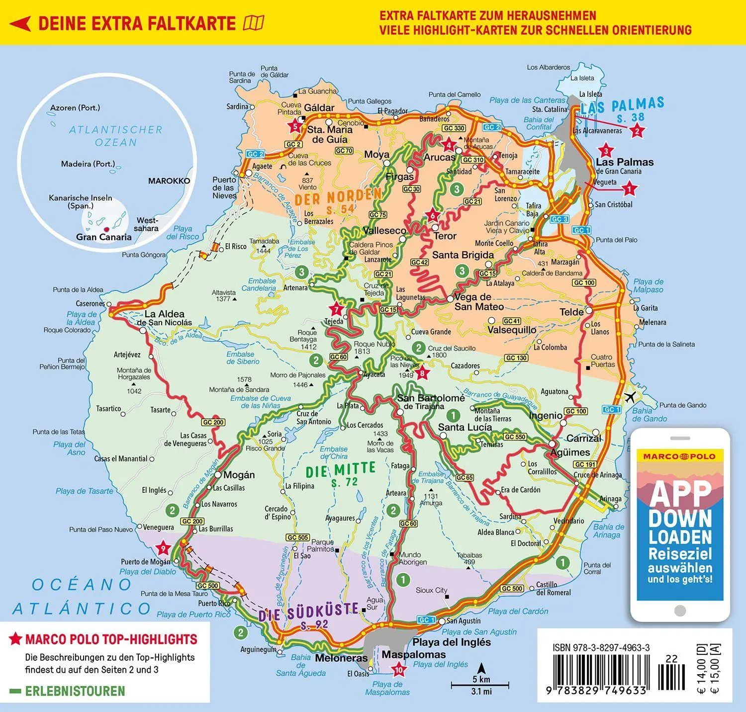 Bild: 9783829749633 | MARCO POLO Reiseführer Gran Canaria | Sven Weniger (u. a.) | Buch