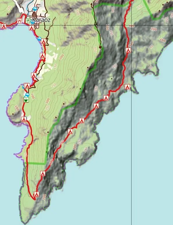 Bild: 9783931099633 | Lykische Küste 3 - Demre - Finike - Lykischer Weg - Topographische...