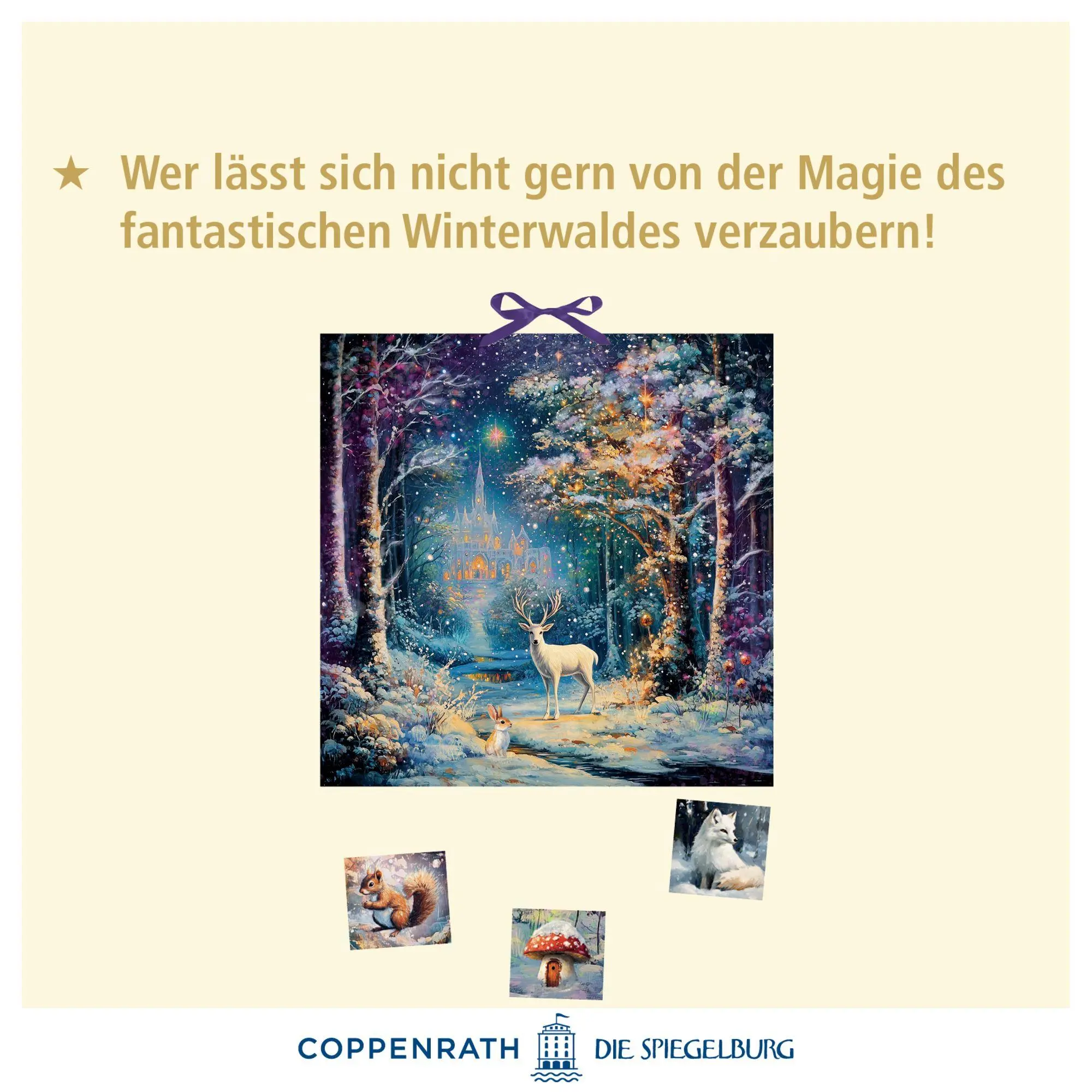 Bild: 4050003959733 | Wand-Adventskalender - Magischer Winterwald | Kalender | 1 S.