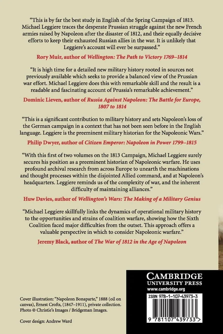 Rückseite: 9781107439733 | Napoleon and the Struggle for Germany | Michael V. Leggiere | Buch