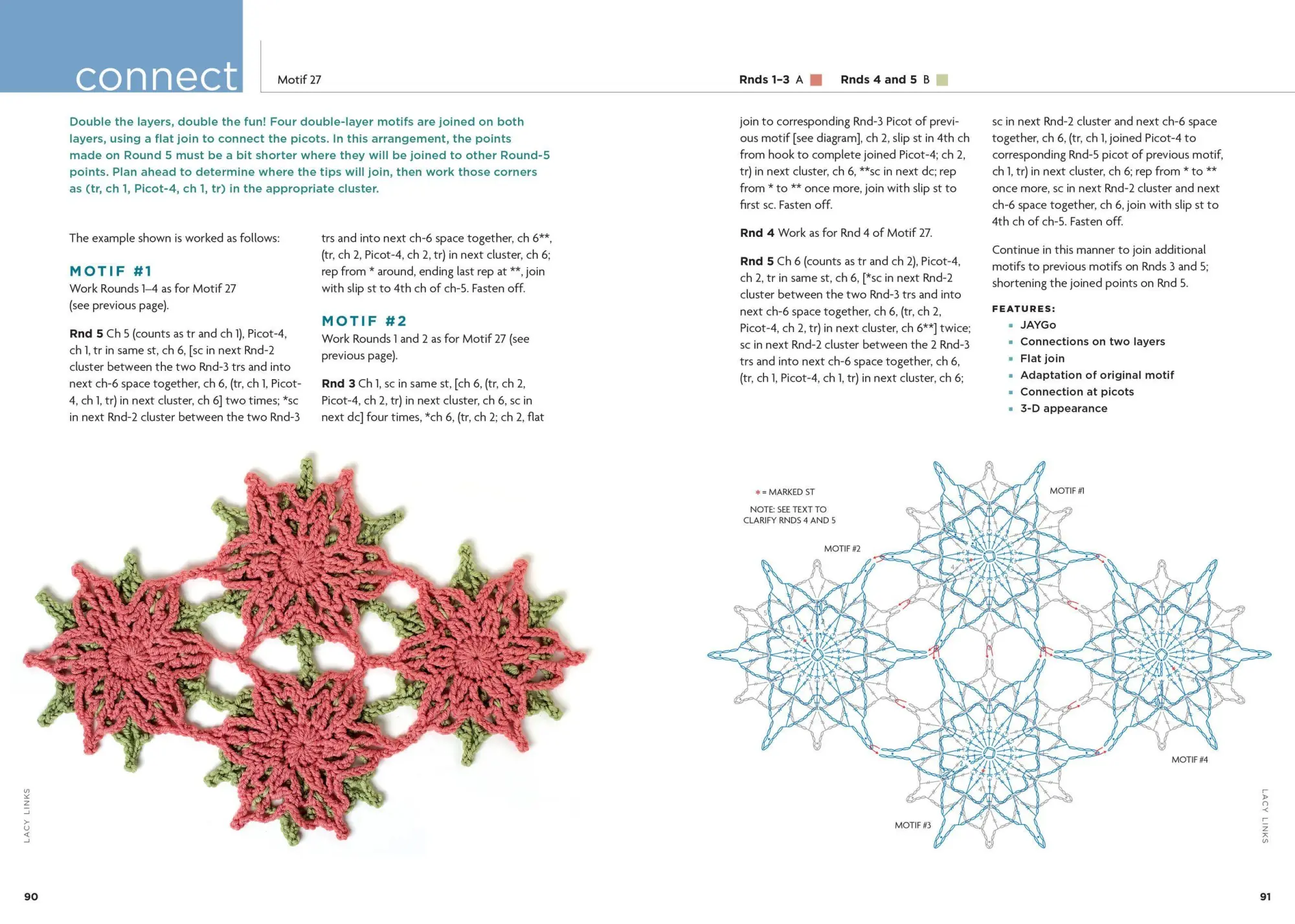 Bild: 9781603429733 | Connect-the-Shapes Crochet Motifs | Edie Eckman | Buch | Spiralbindung