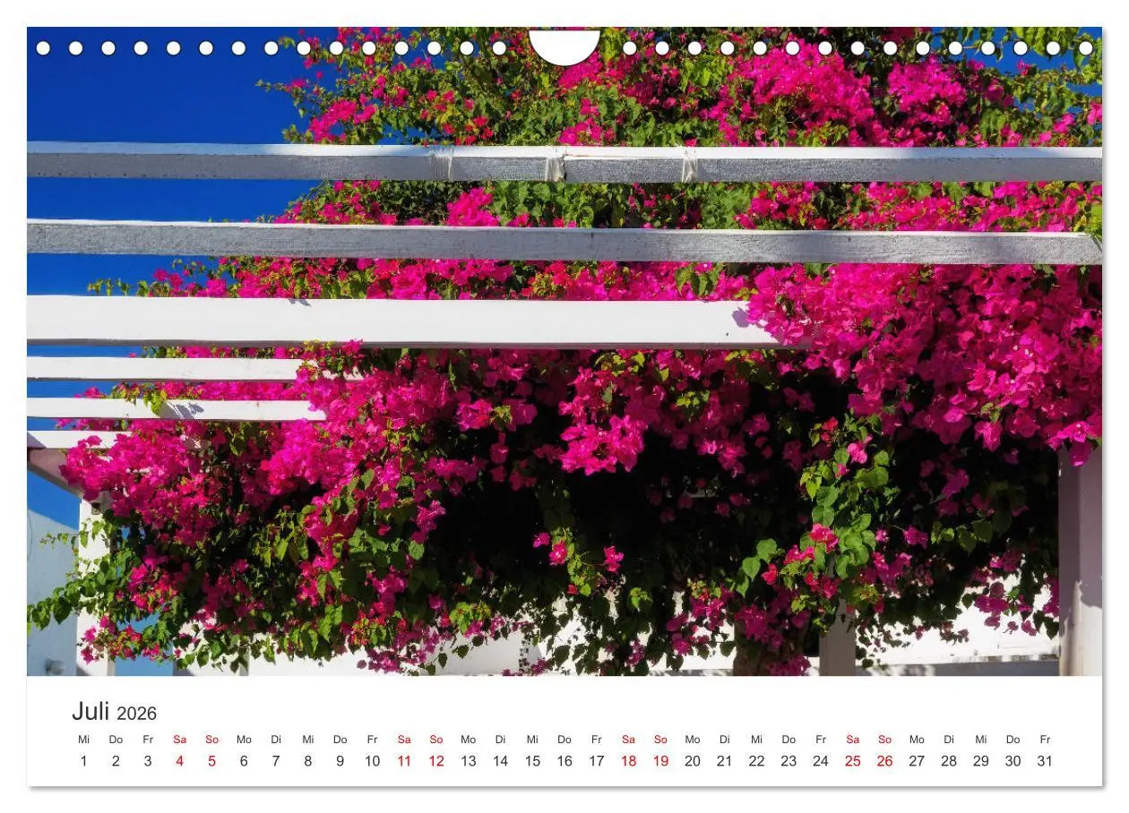 Bild: 9783457639733 | Santorini Fira &amp; Firostefani (Wandkalender 2026 DIN A4 quer),...