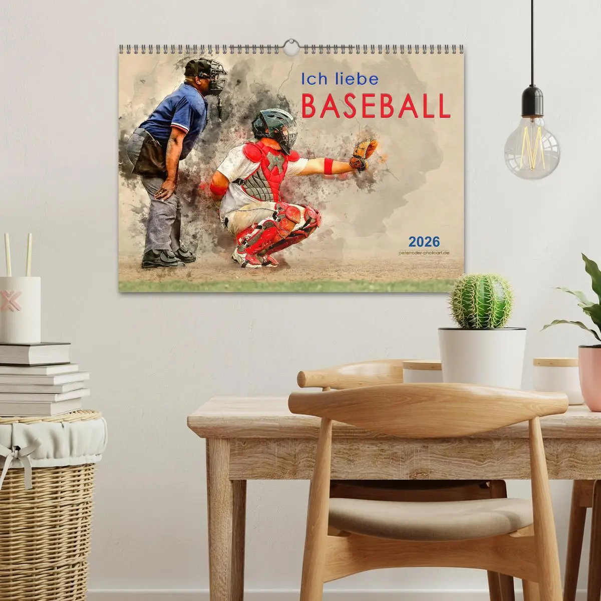 Bild: 9783457879733 | Ich liebe Baseball (Wandkalender 2026 DIN A3 quer), CALVENDO...