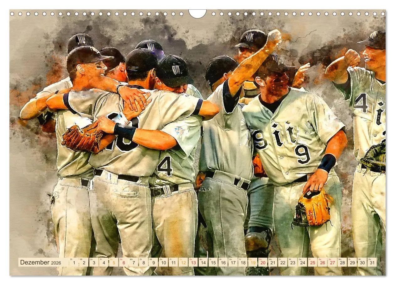 Bild: 9783457879733 | Ich liebe Baseball (Wandkalender 2026 DIN A3 quer), CALVENDO...