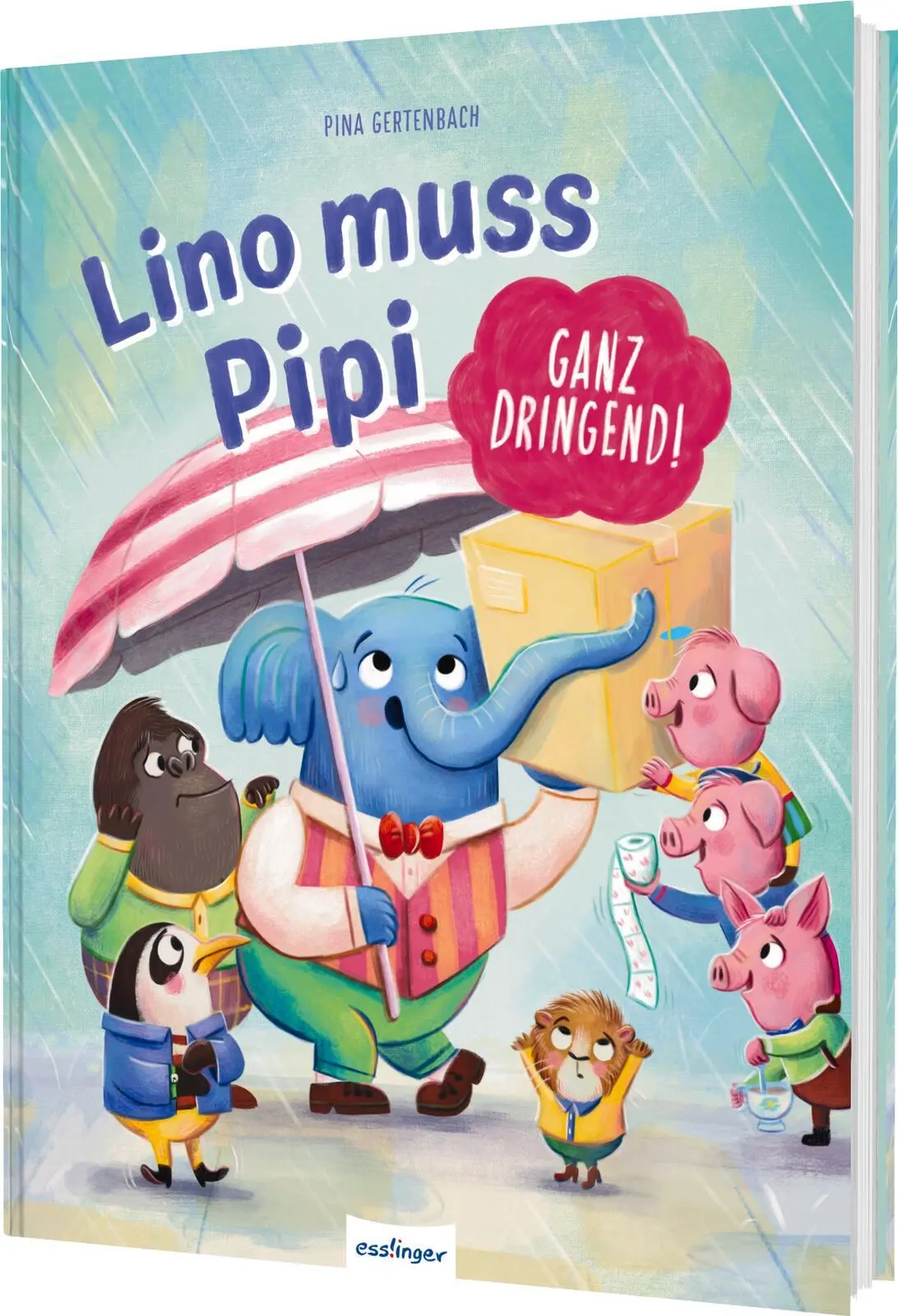 Cover: 9783480239733 | Lino muss Pipi (ganz dringend!) | Pina Gertenbach | Buch | 32 S.