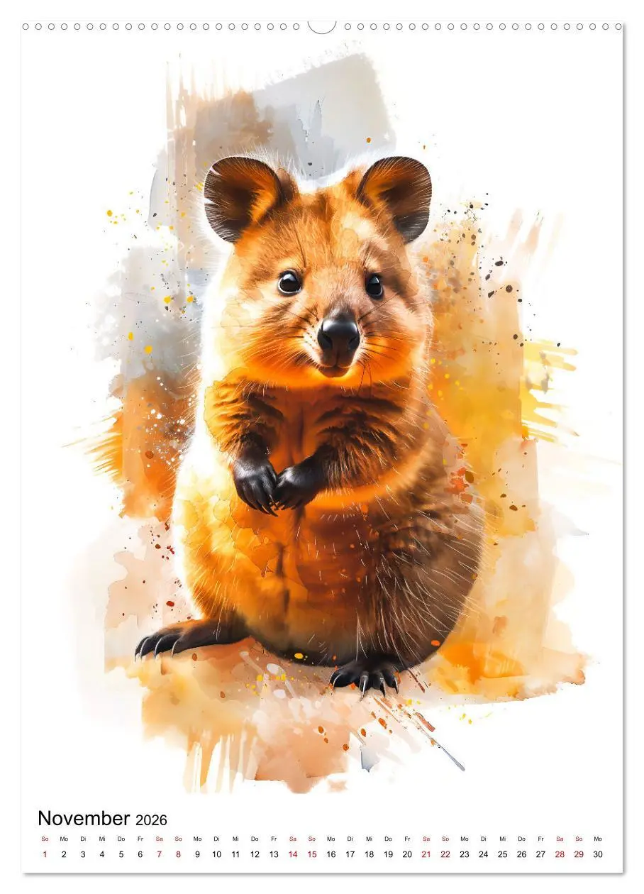 Bild: 9783516279733 | Australiens Tiere - Illustriert in Wasserfarben (hochwertiger...
