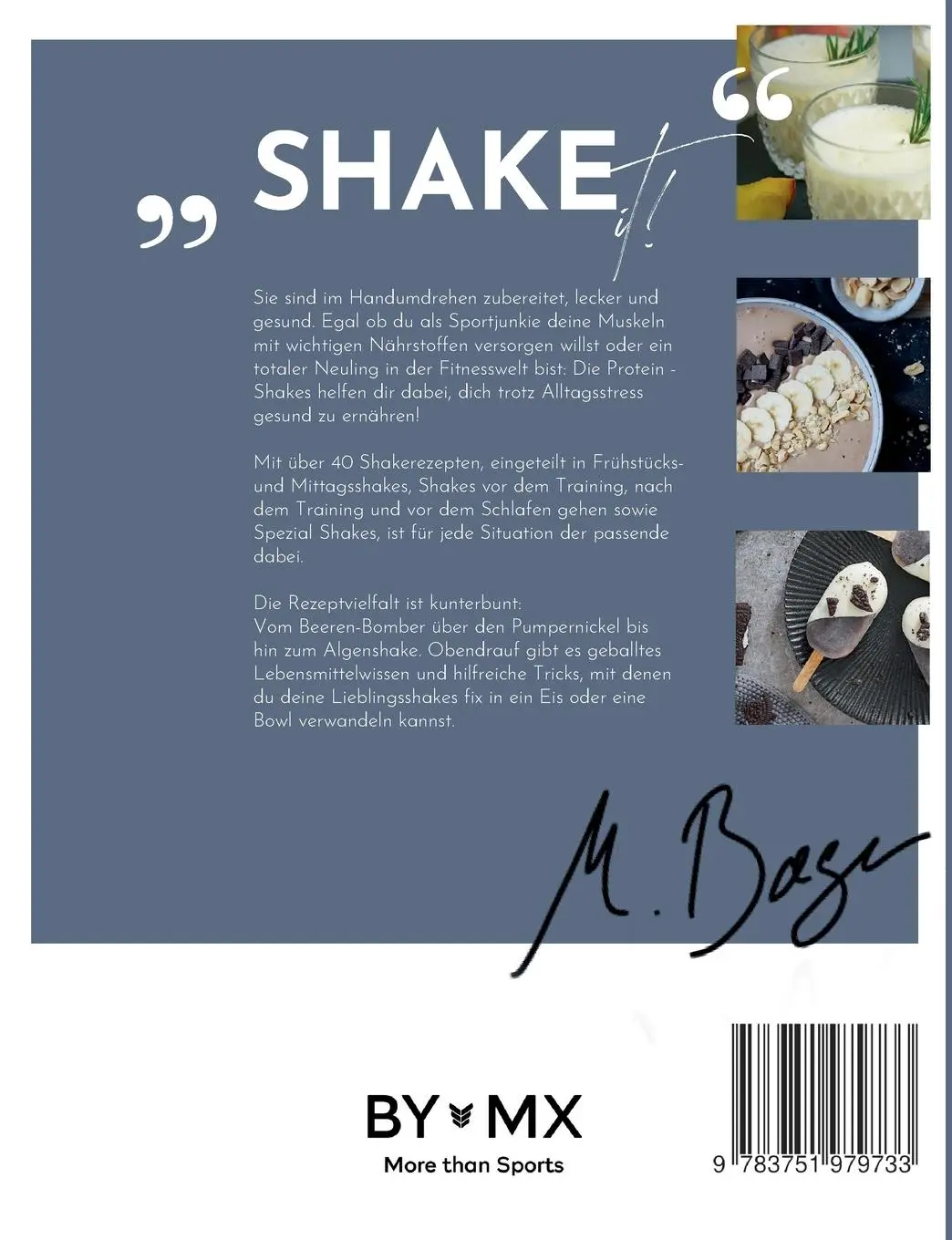 Rückseite: 9783751979733 | Shakebook | Der richtige Shake zur richtigen Zeit | Maex Bayer | Buch
