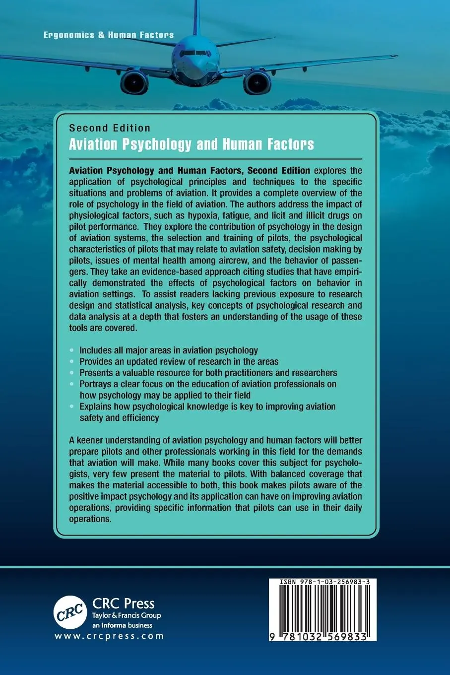 Rückseite: 9781032569833 | Aviation Psychology and Human Factors | Monica Martinussen (u. a.)