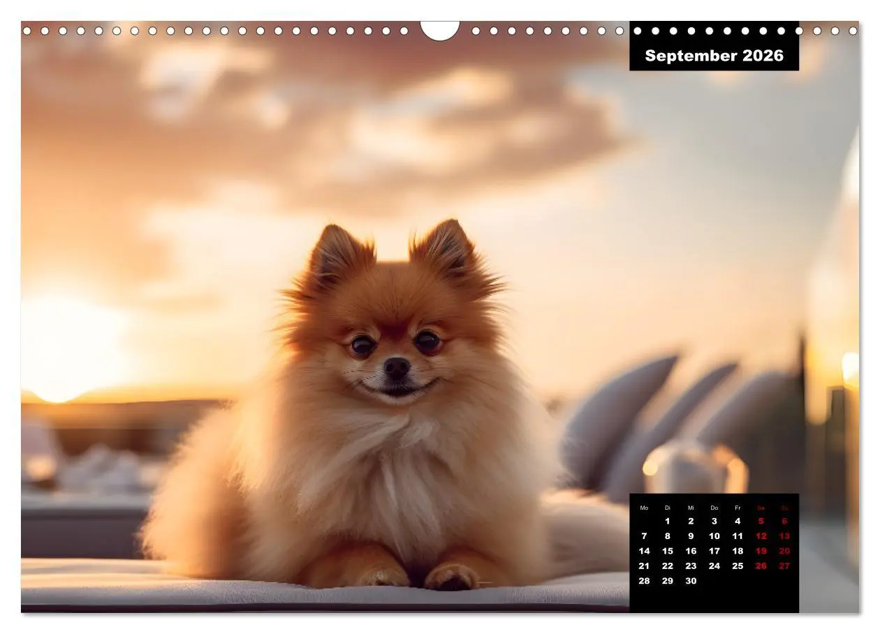 Bild: 9783457489833 | Zwergspitze - kleine Hunde, große Persönlichkeiten (Wandkalender...