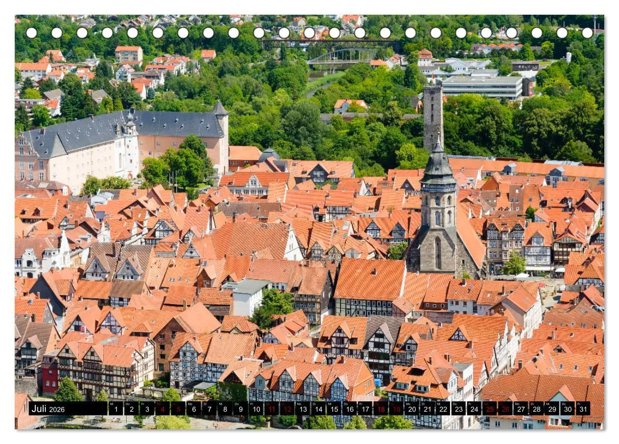 Bild: 9783457869833 | Hann. Mündener Ansichten (Tischkalender 2026 DIN A5 quer), CALVENDO...