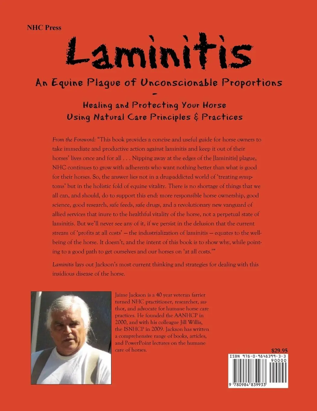 Rückseite: 9780984839933 | Laminitis | Jaime Jackson | Taschenbuch | Englisch | 2016