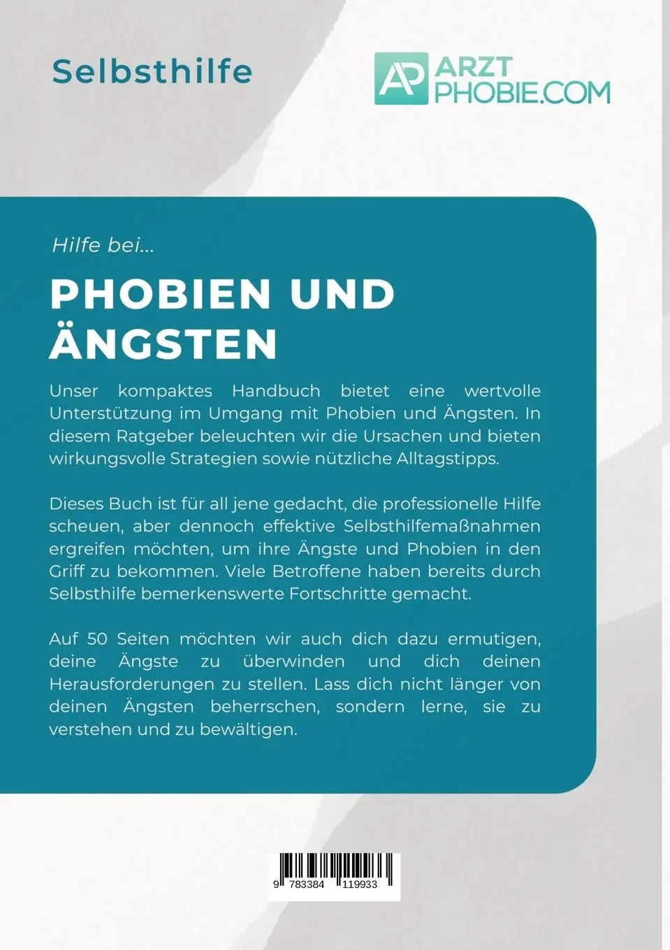 Rückseite: 9783384119933 | Phobien und Ängste überwinden | Selbsthilfe Anleitung | Wiesmeier