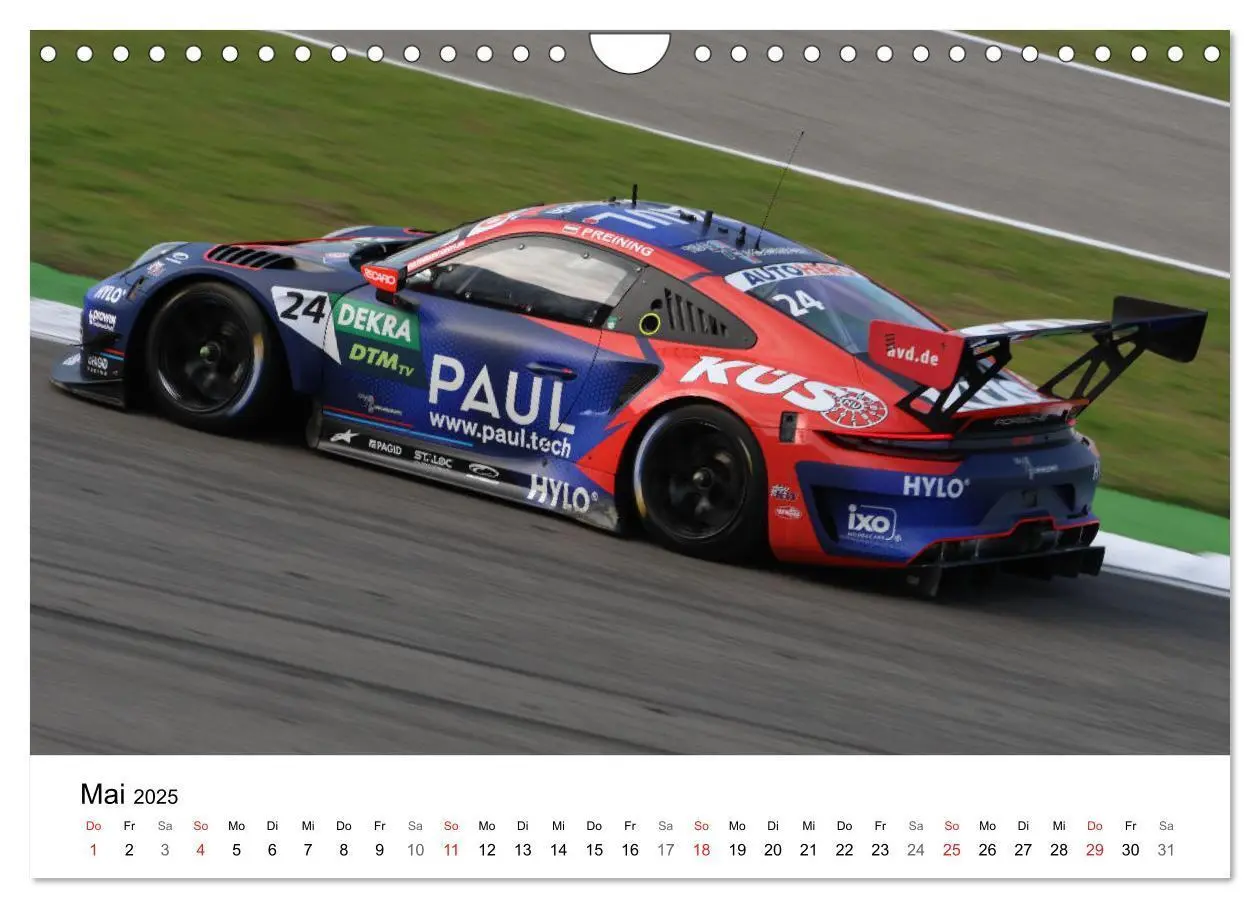 Bild: 9783435839933 | Motorsport aus Zuffenhausen (Wandkalender 2025 DIN A4 quer),...