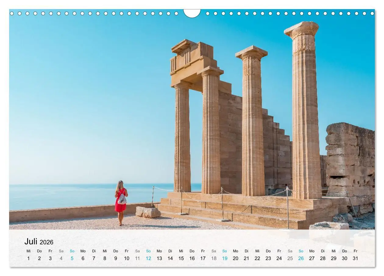Bild: 9783457549933 | Rhodos - Die Highlights der Insel (Wandkalender 2026 DIN A3 quer),...