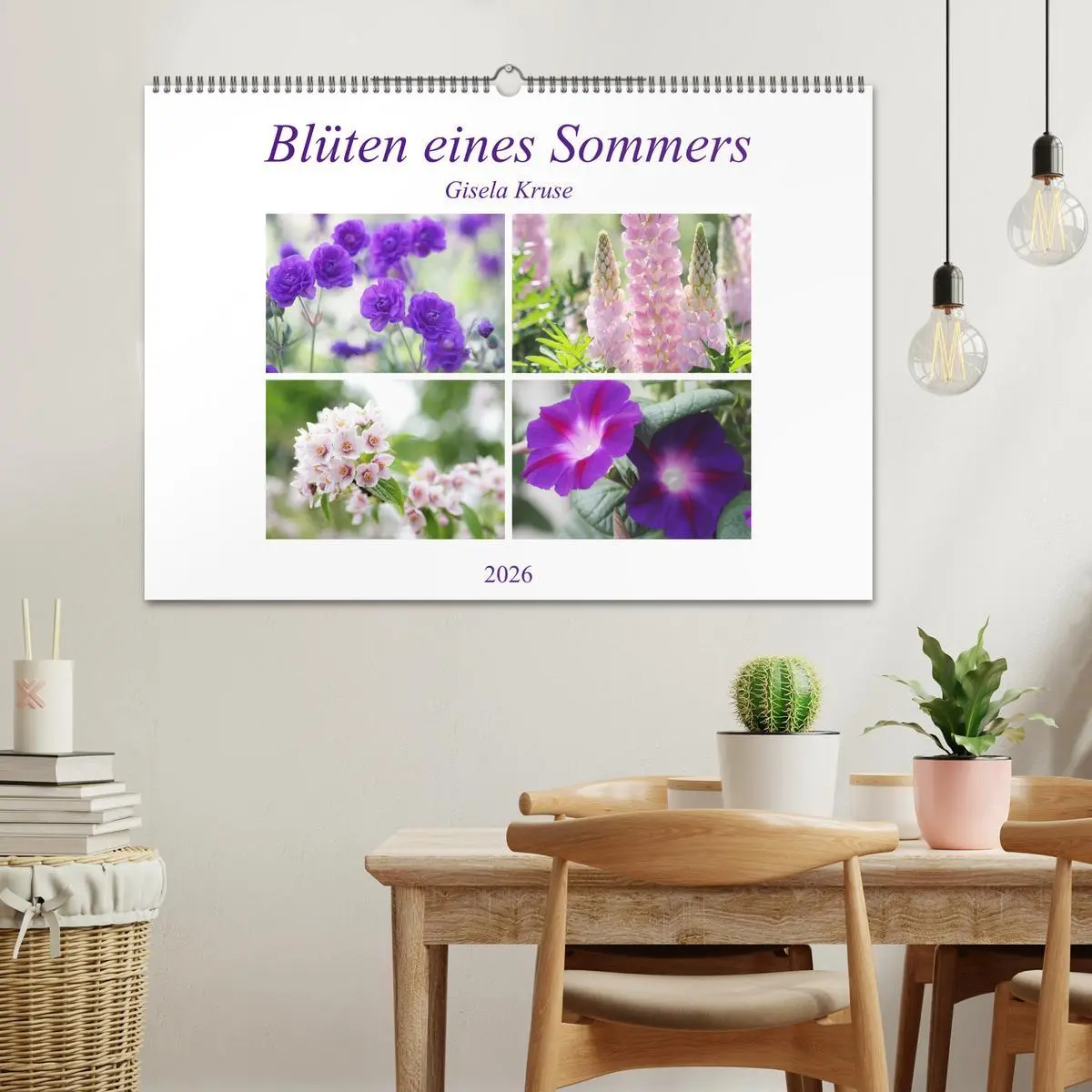 Bild: 9783457859933 | Blüten eines Sommers (Wandkalender 2026 DIN A2 quer), CALVENDO...