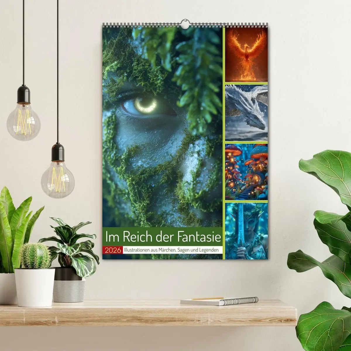 Bild: 9783516709933 | Im Reich der Fantasie (Wandkalender 2026 DIN A2 hoch), CALVENDO...