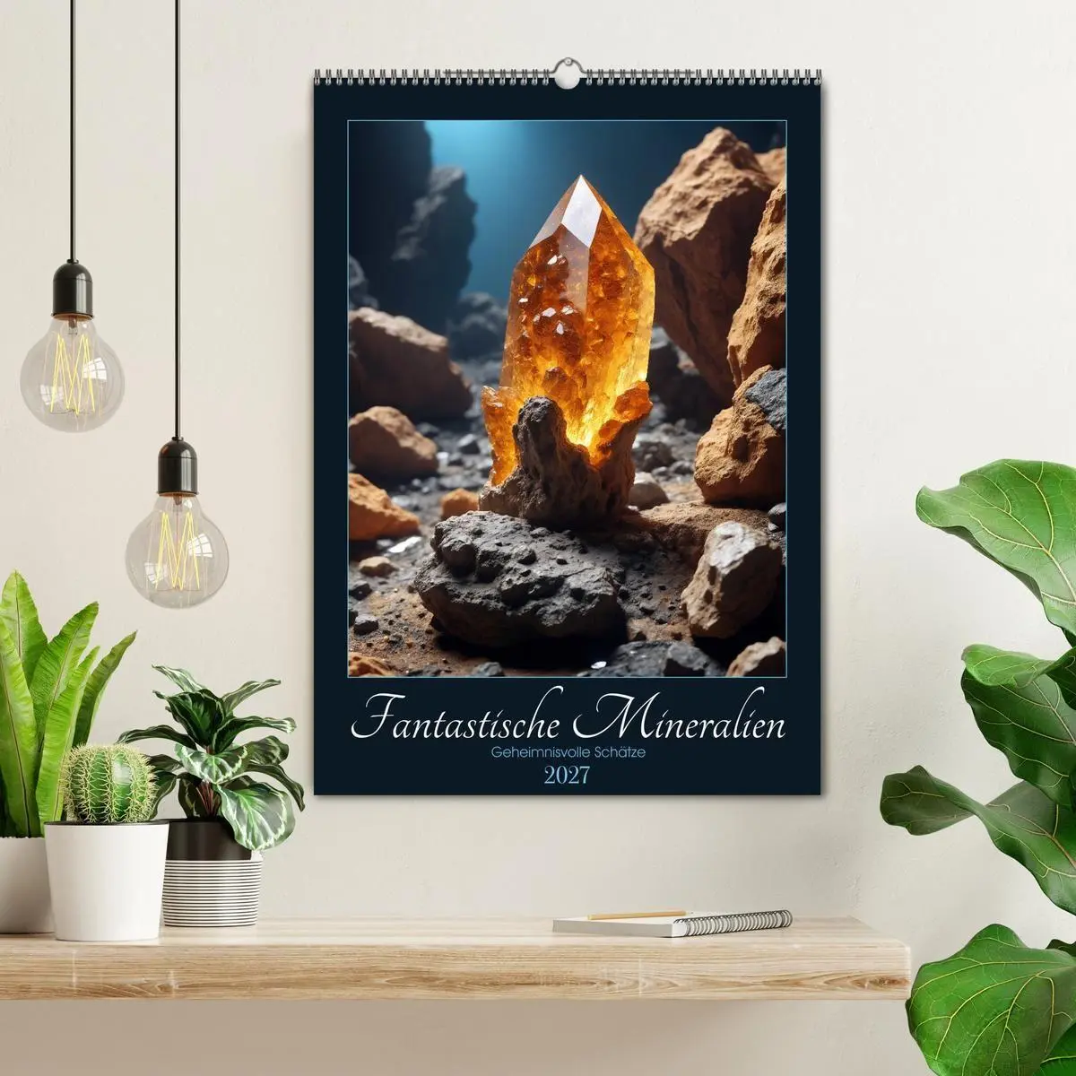 Bild: 9783569109933 | Fantastische Mineralien - Geheimnisvolle Schätze (Wandkalender 2027...