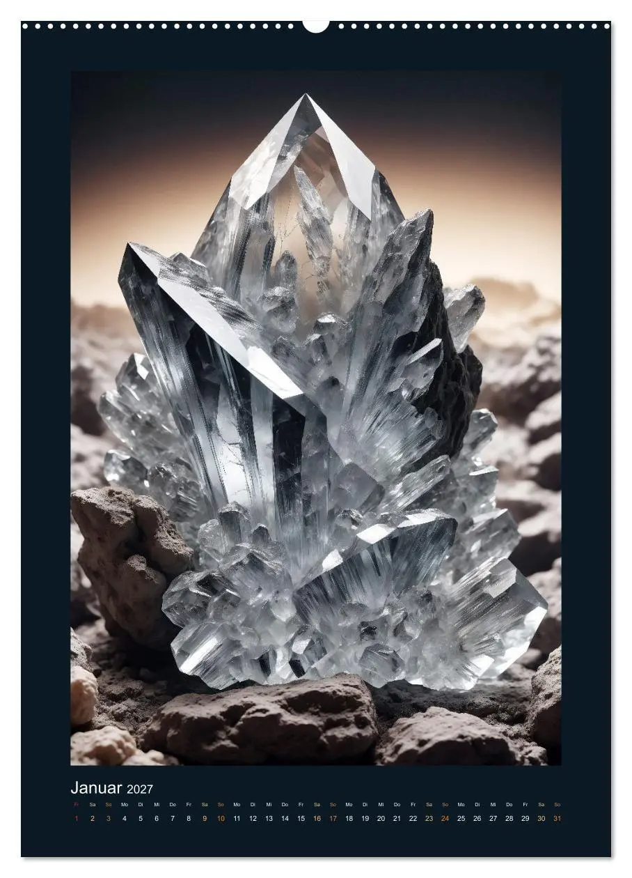 Bild: 9783569109933 | Fantastische Mineralien - Geheimnisvolle Schätze (Wandkalender 2027...