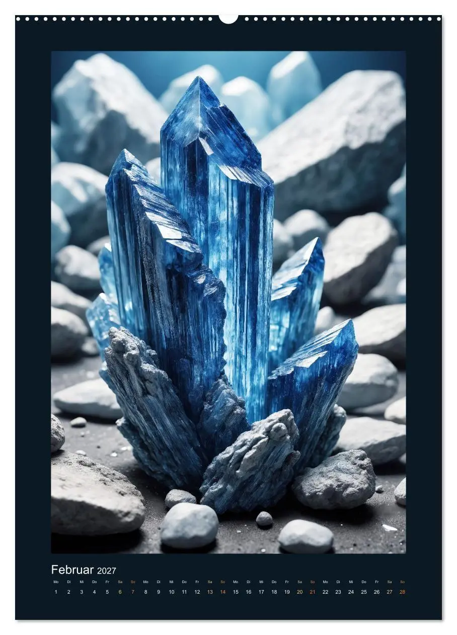 Bild: 9783569109933 | Fantastische Mineralien - Geheimnisvolle Schätze (Wandkalender 2027...