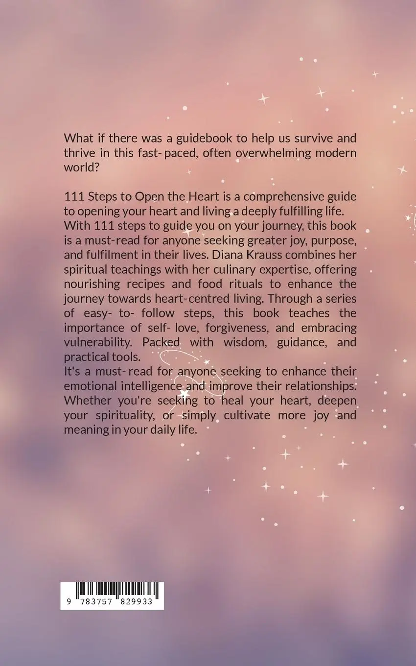 Rückseite: 9783757829933 | 111 Steps to open the Heart | Diana Krauss | Taschenbuch | 132 S.