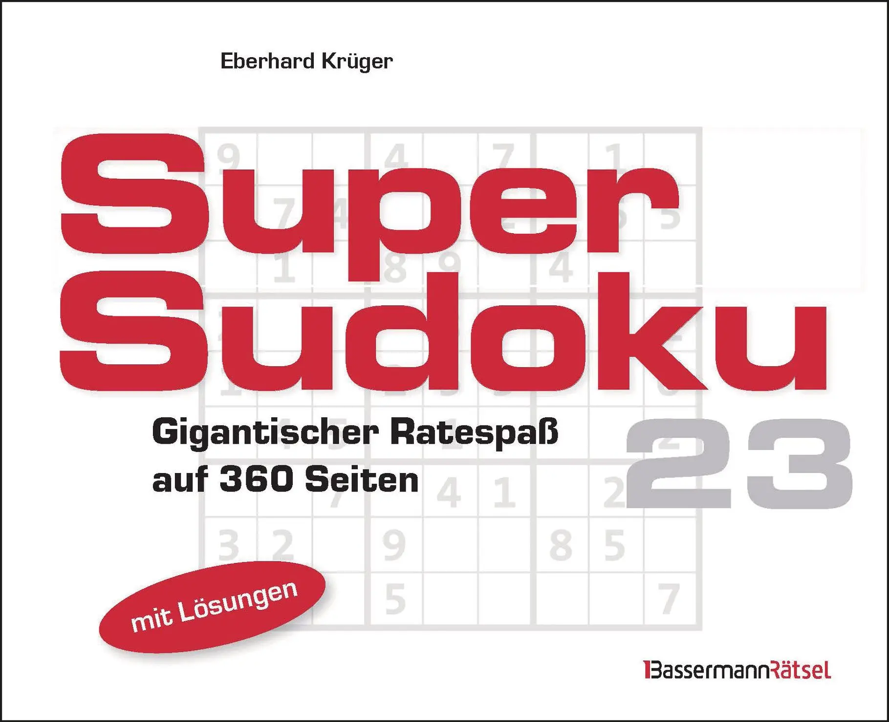 Krüger, Eberhard: Supersudoku 23 (5 Exemplare à 3,99 EUR)