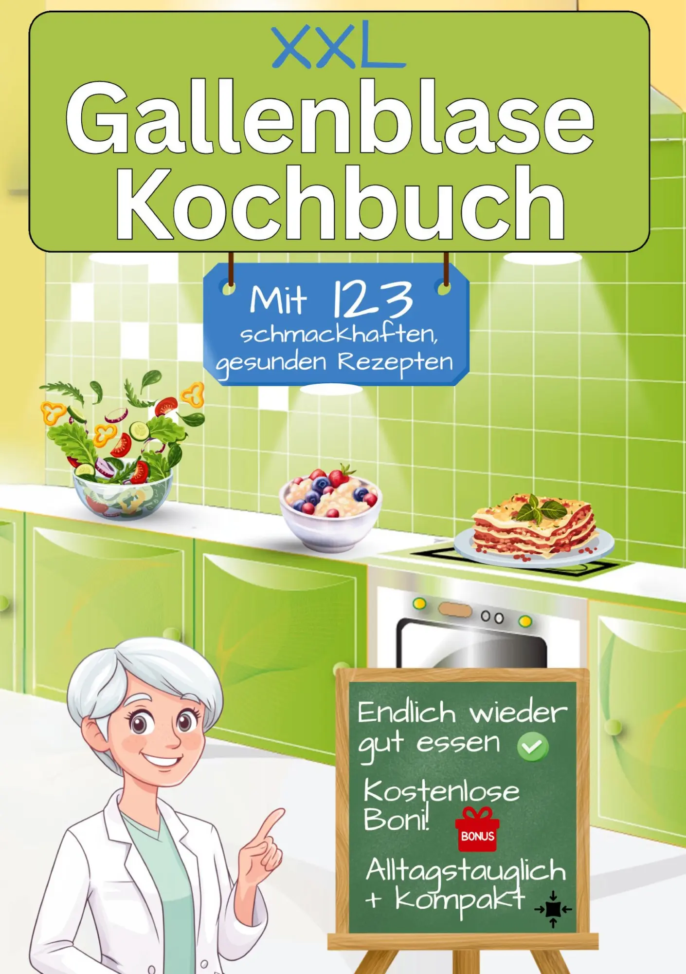 Cover: 9783819439933 | Gallenblase Kochbuch mit 123 schmackhaften, gesunden Rezepten | Buch