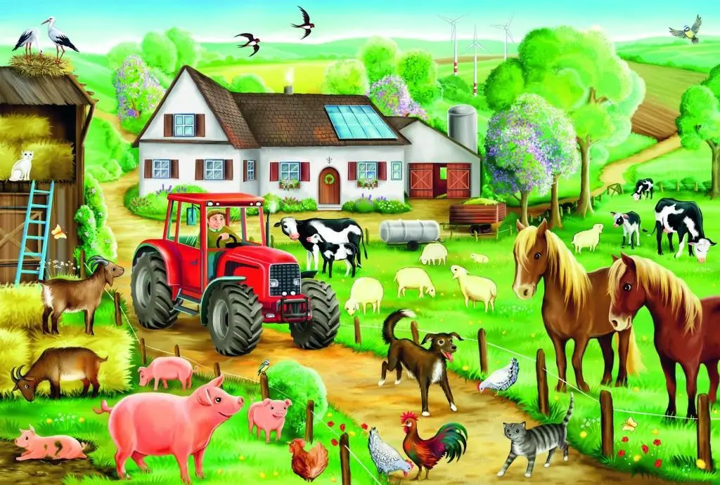 Bild: 4001504560034 | Fröhlicher Bauernhof, 100 Teile | Spiel | 56003 | Deutsch | 2011