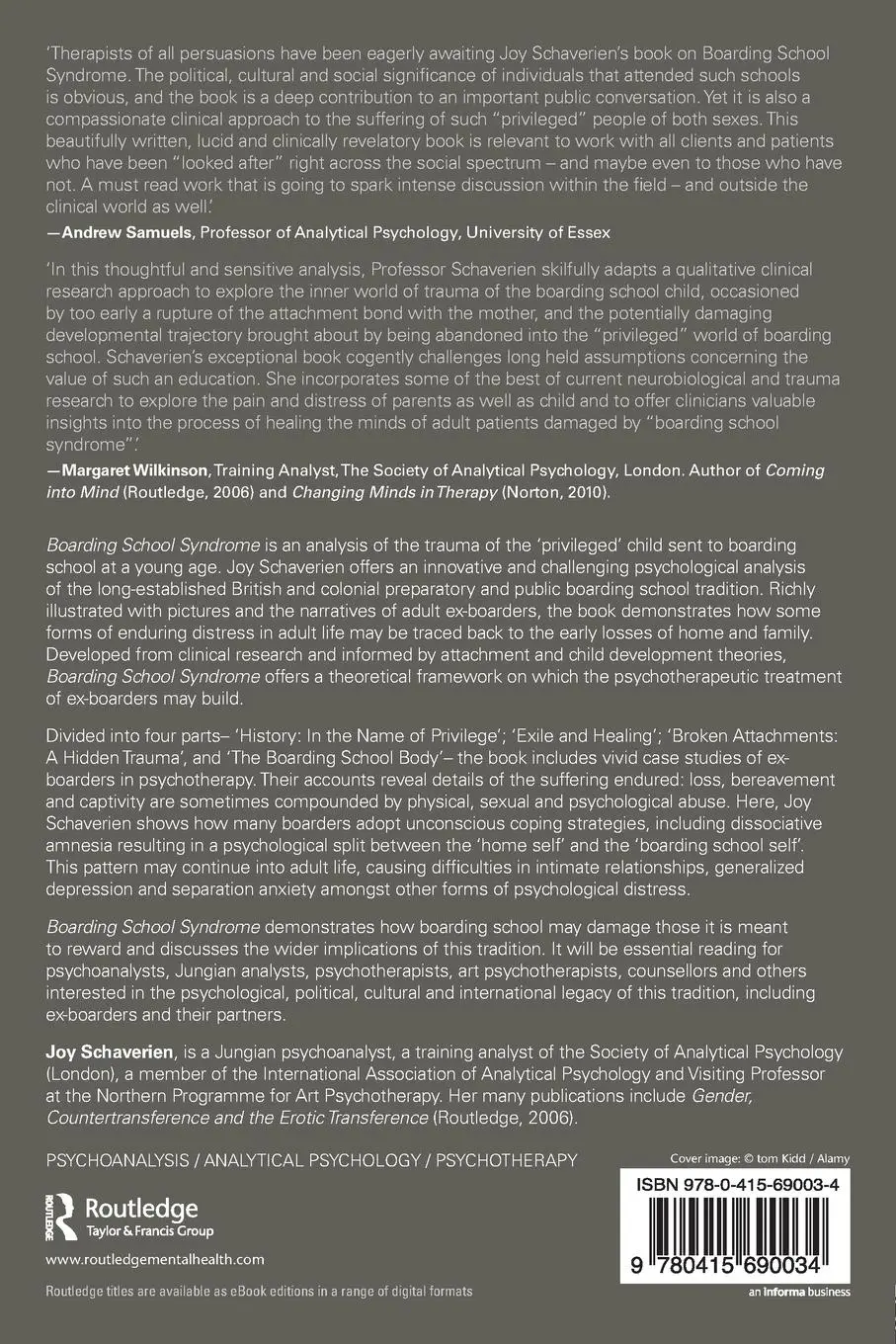 Rückseite: 9780415690034 | Boarding School Syndrome | Joy Schaverien | Taschenbuch | Englisch