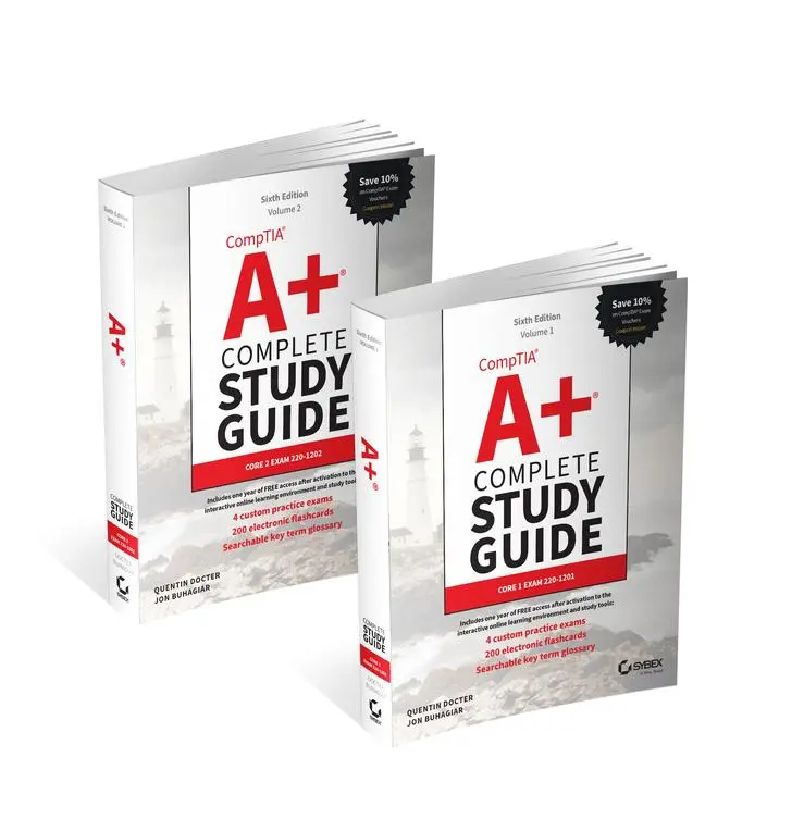 Cover: 9781394330034 | Comptia A+ Complete Study Guide, 2-Volume Set | Quentin Docter (u. a.)