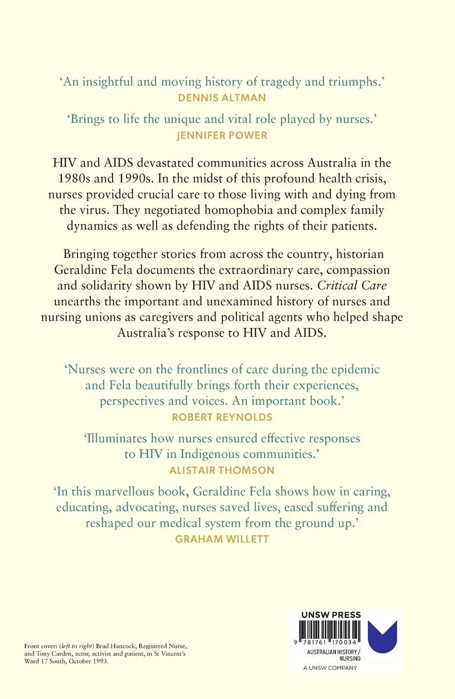 Rückseite: 9781761170034 | Critical Care Nurses on the frontline of Australia's AIDS crisis