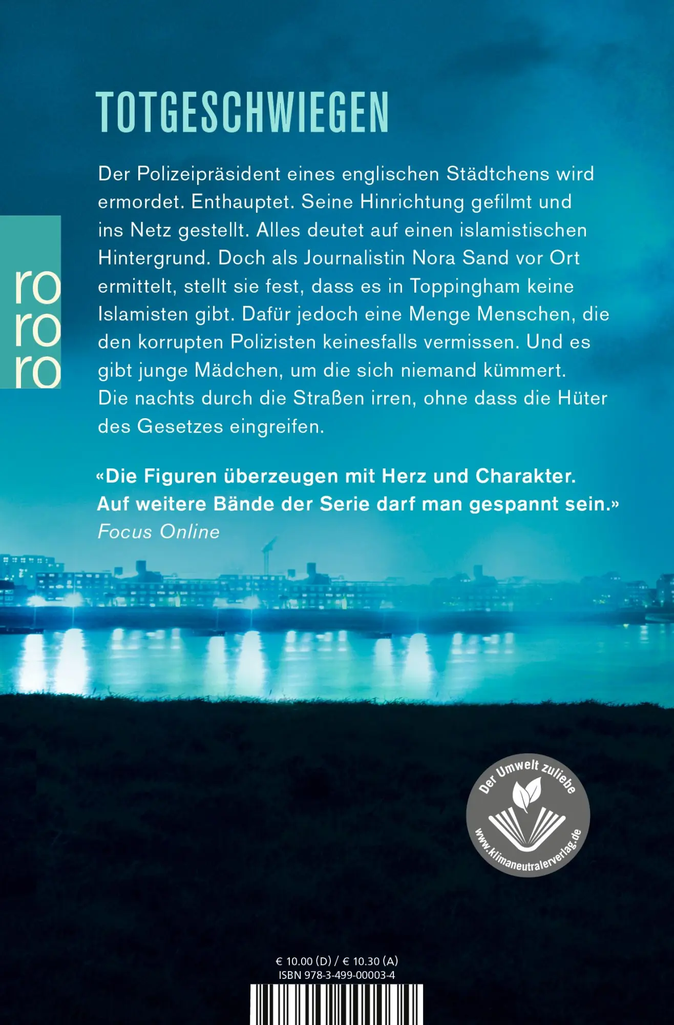 Rückseite: 9783499000034 | Falsche Gesichter | Kriminalroman | Lone Theils | Taschenbuch | 480 S.