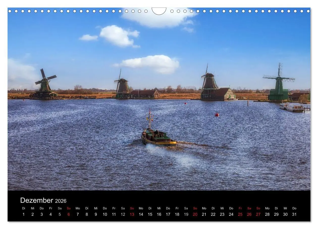 Bild: 9783516200034 | Die Niederlande (Wandkalender 2026 DIN A3 quer), CALVENDO...