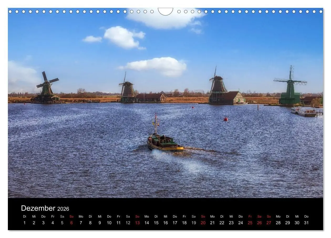 Bild: 9783516200034 | Die Niederlande (Wandkalender 2026 DIN A3 quer), CALVENDO...