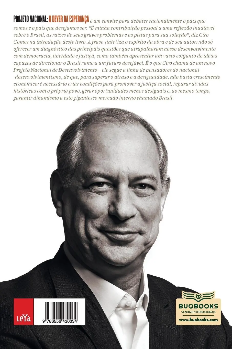 Rückseite: 9786556430034 | Projeto Nacional: O dever da esperança | Ciro Gomes | Taschenbuch