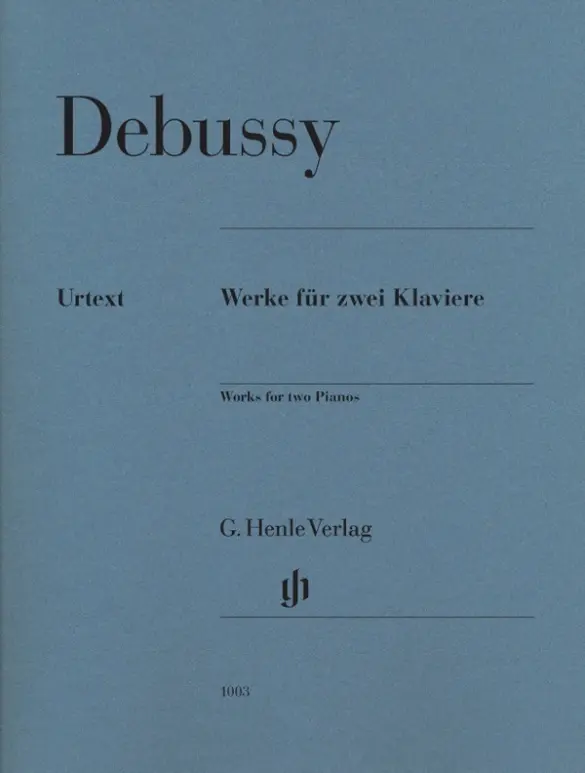 Cover: 9790201810034 | Claude Debussy - Werke für zwei Klaviere | Ernst-Günter Heinemann