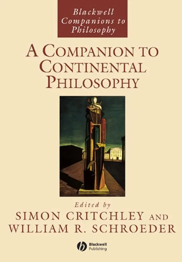 Cover: 9780631190134 | A Companion to Continental Philosophy | Simon Critchley (u. a.) | Buch