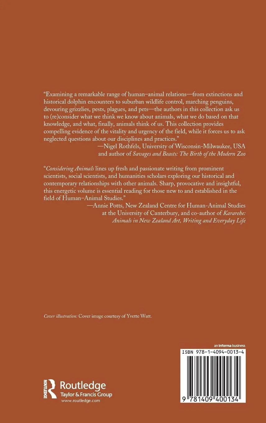 Rückseite: 9781409400134 | Considering Animals | Contemporary Studies in Human-Animal Relations