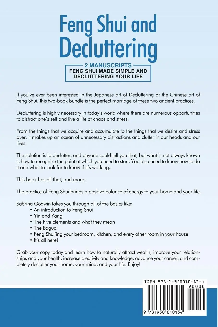 Rückseite: 9781950010134 | Feng Shui and Decluttering | Sabrina Godwin | Taschenbuch | Englisch