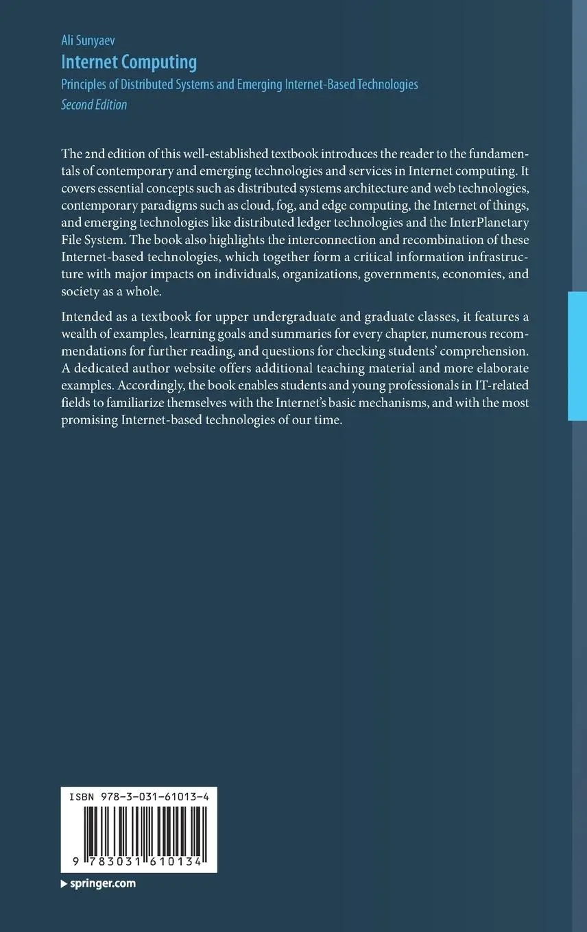 Rückseite: 9783031610134 | Internet Computing | Ali Sunyaev | Buch | xix | Englisch | 2024